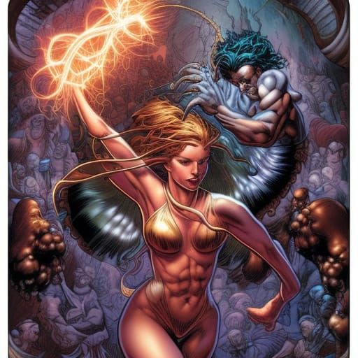 Mythological Comic Book Art by Mark Brooks and Dan Mumford