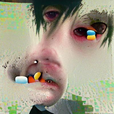 emo 808's and taking drugs till my nose is runny
