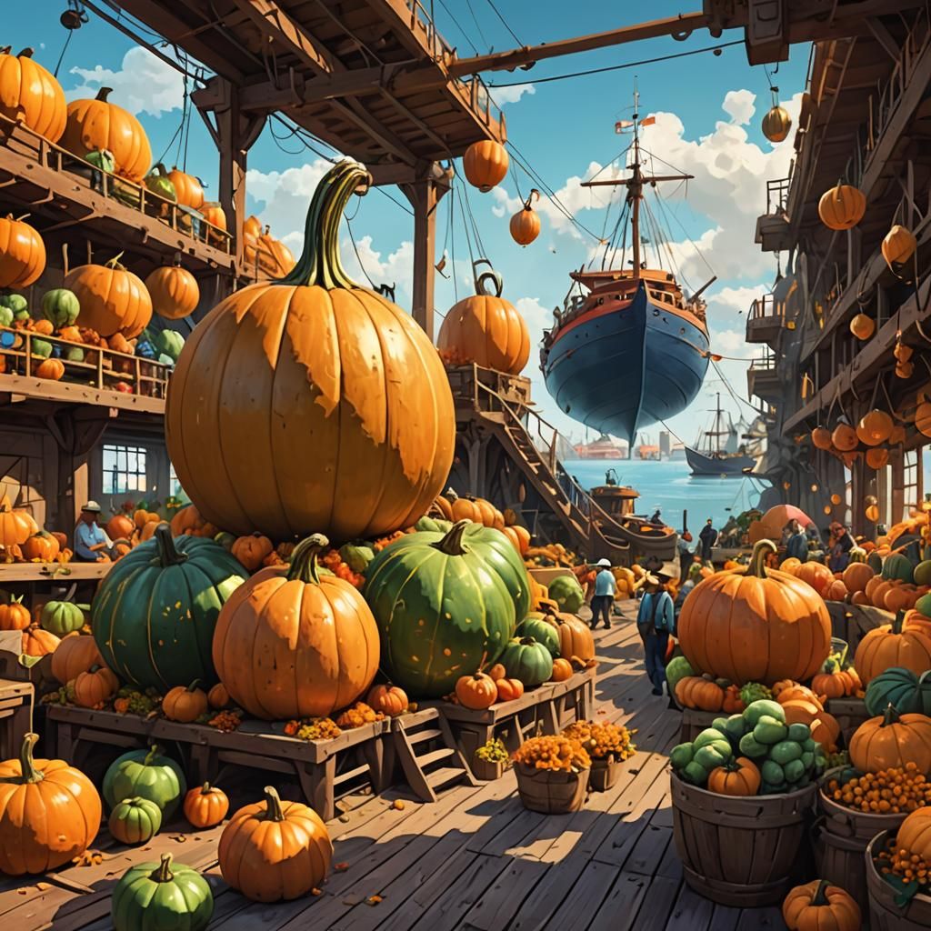 Harvest Shipyard: Giant Gourds Become Vessels
