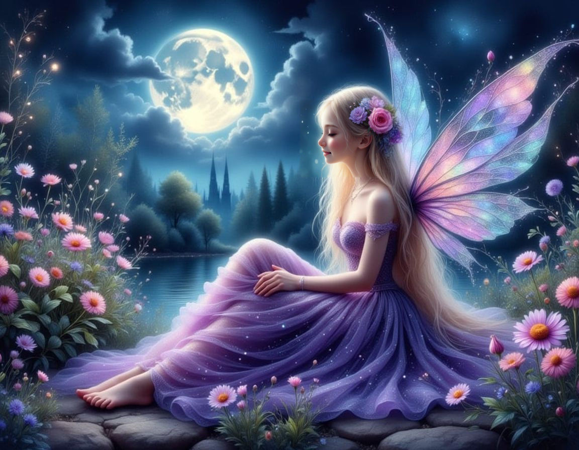 Enchanted Fairy Amidst Whispers of Magic