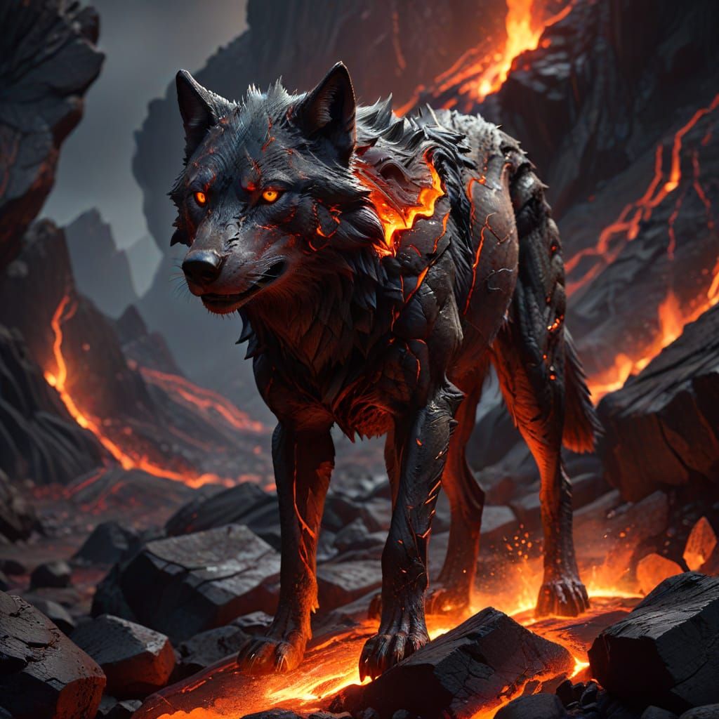 Lava Wolf