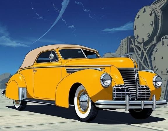 Anime Driver in 1939 LaSalle C-Hawk