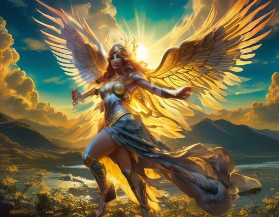 Lorikeet in Golden Sunlight: Ultra-HD Flight Capture