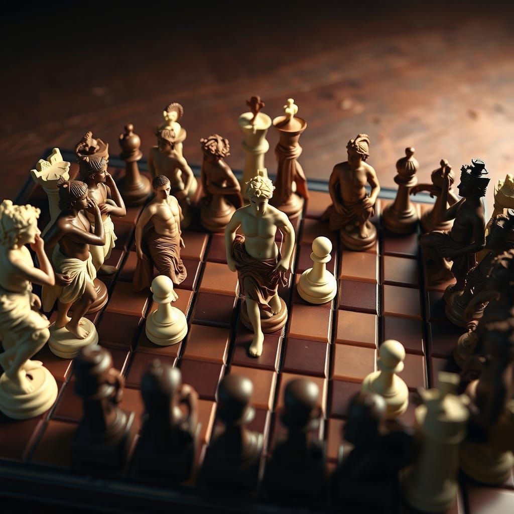 Chocolate  chess board
