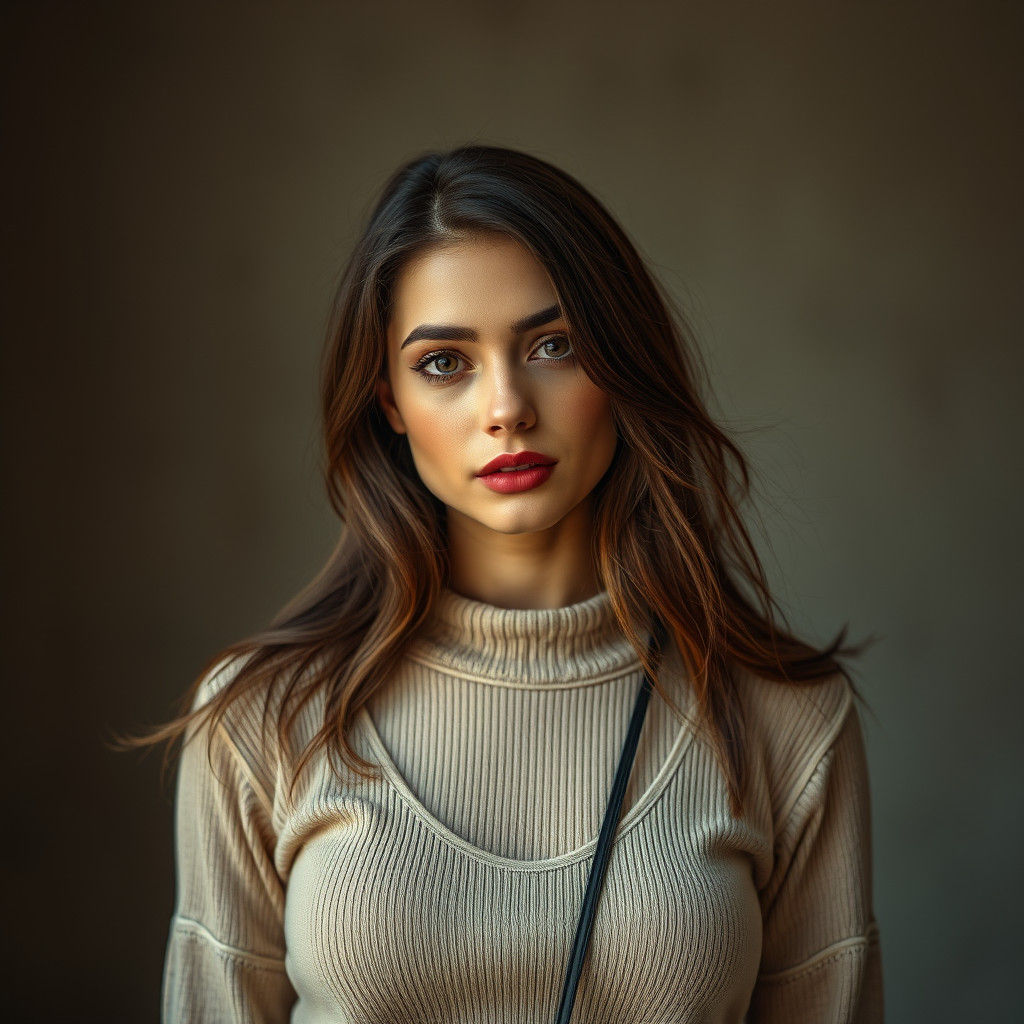 Hyperrealistic Portrait of an Attractive Woman