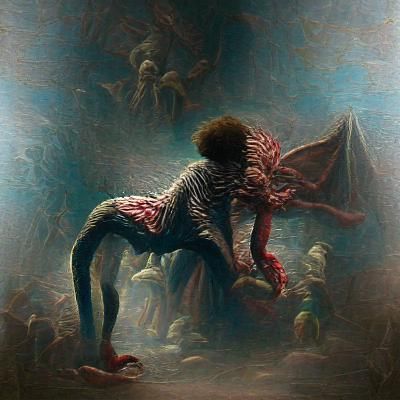 Demogorgon in Horror Style