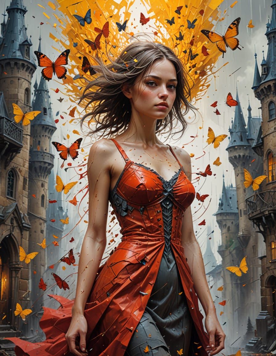 Pencil Metamorphosis: Butterflies Emerge from Graphite Tree