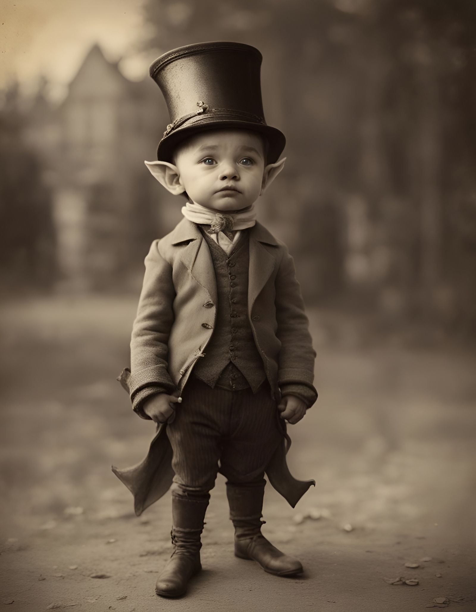 Cute Baby Elf's First Day at Eton