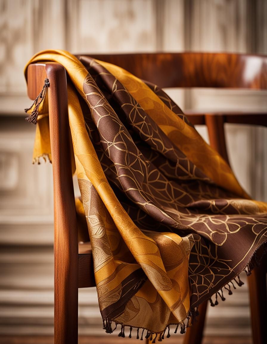 Silk Scarf Still Life in Soft Natural Light