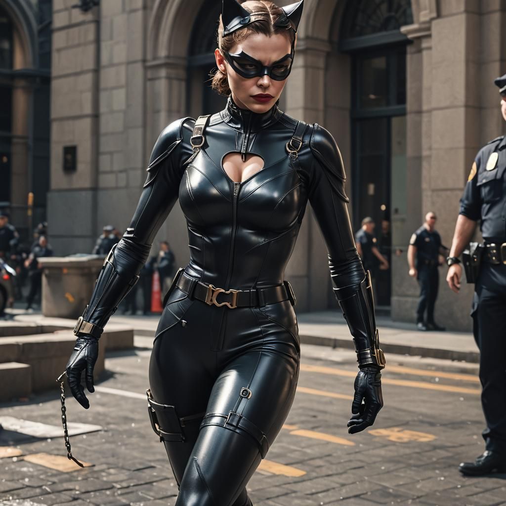 Hyperrealistic Catwoman Captured: Unreal Engine 5 Render