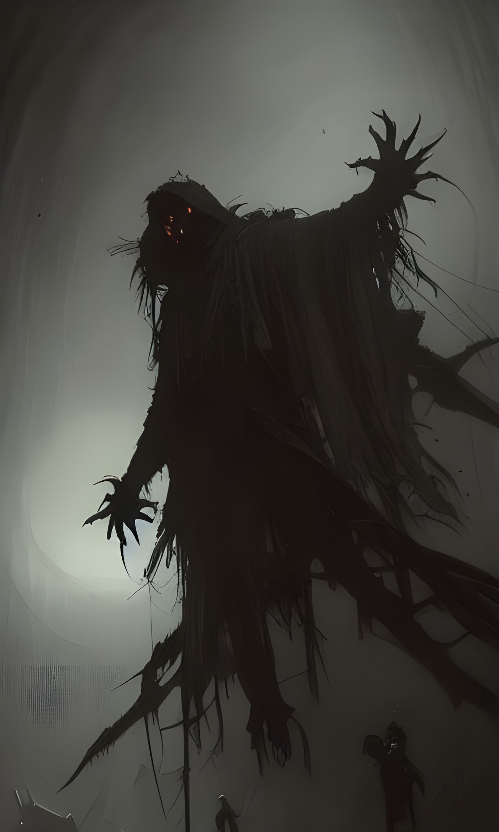 Sinister Scarecrow Inspired by Doré and Rutkowski