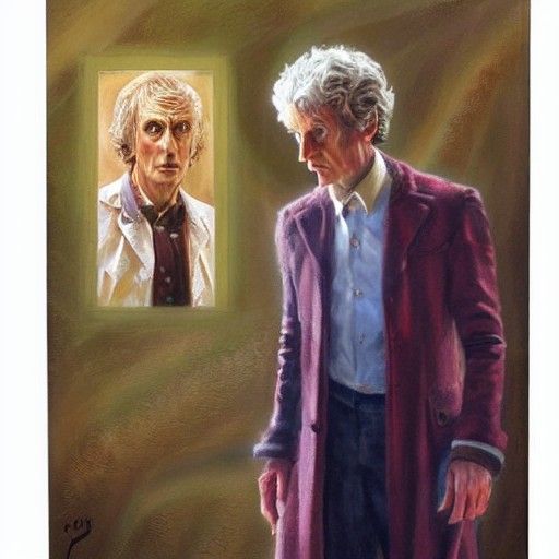 Doctor Who as Oil Painting by Gurney