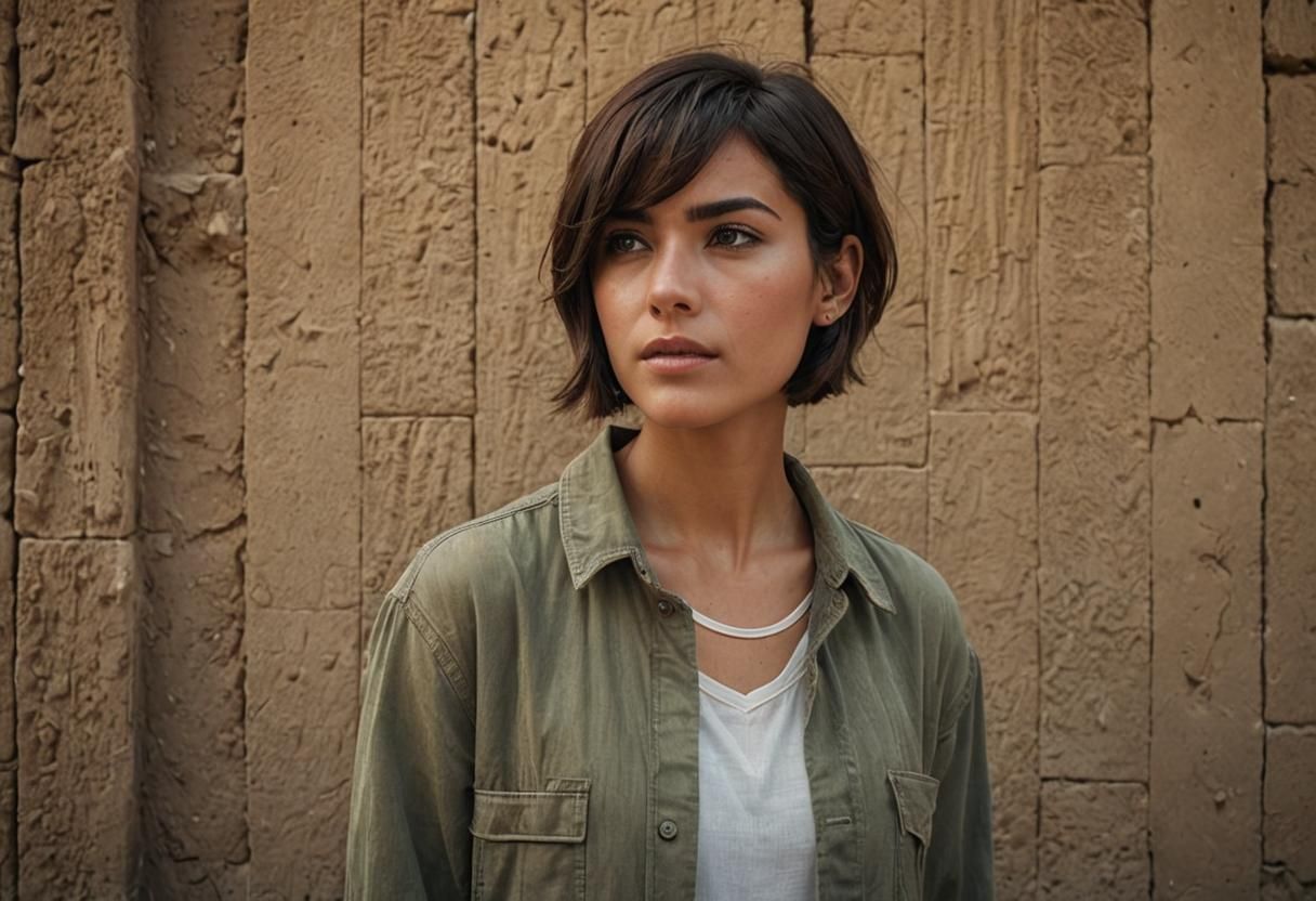 Egyptian Beauty: A Cinematic Portrait of a Woman