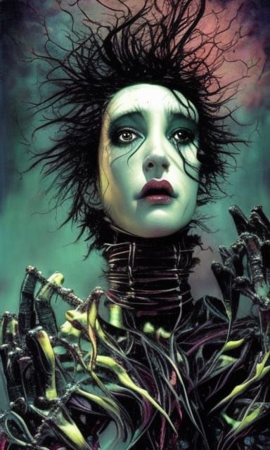 Edward Scissorhands Horror Art
