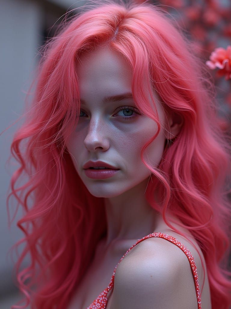 Infrared Portrait in Photographic Negative