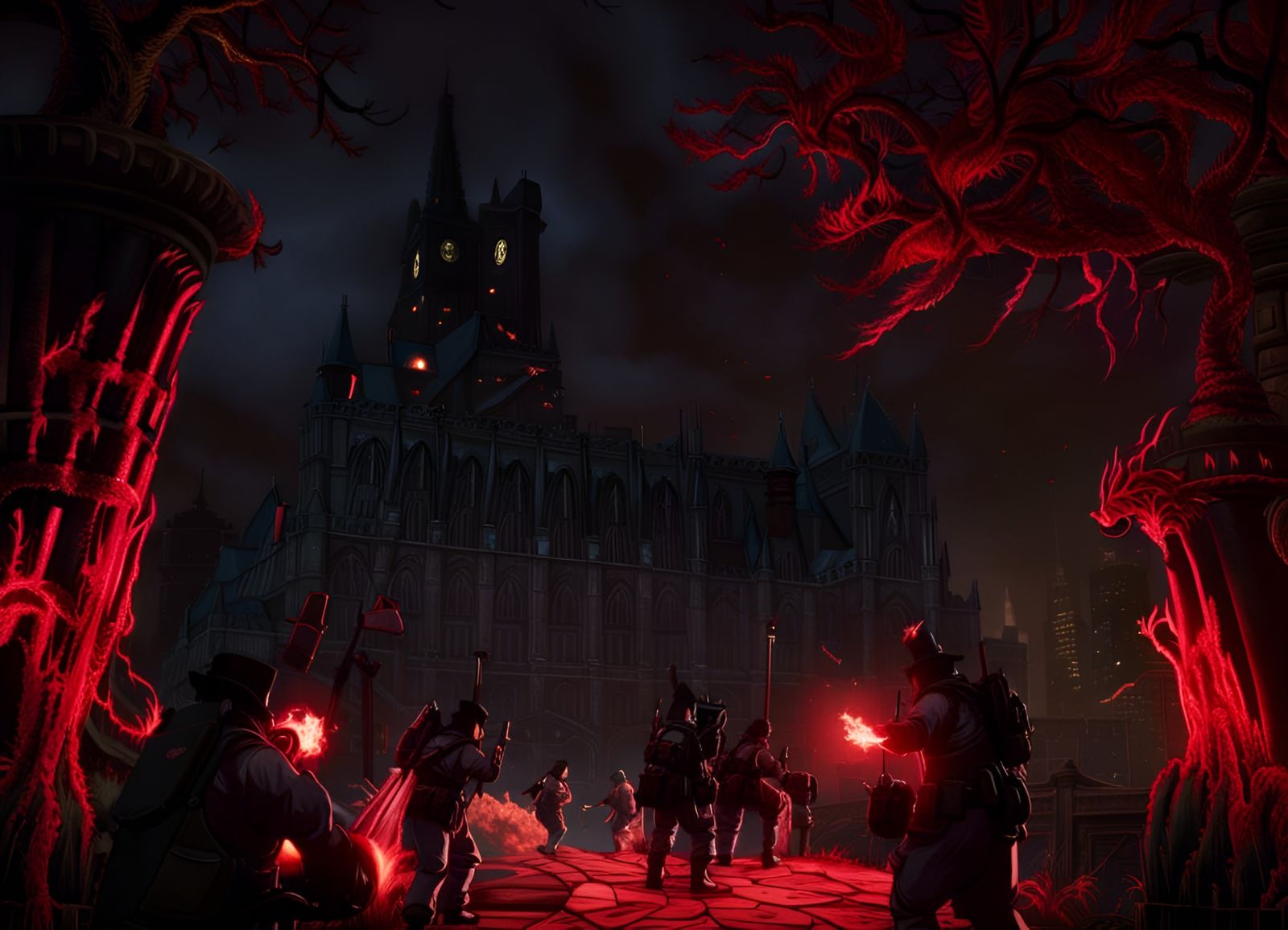 Ghostbusters in Bloodborne Game Universe