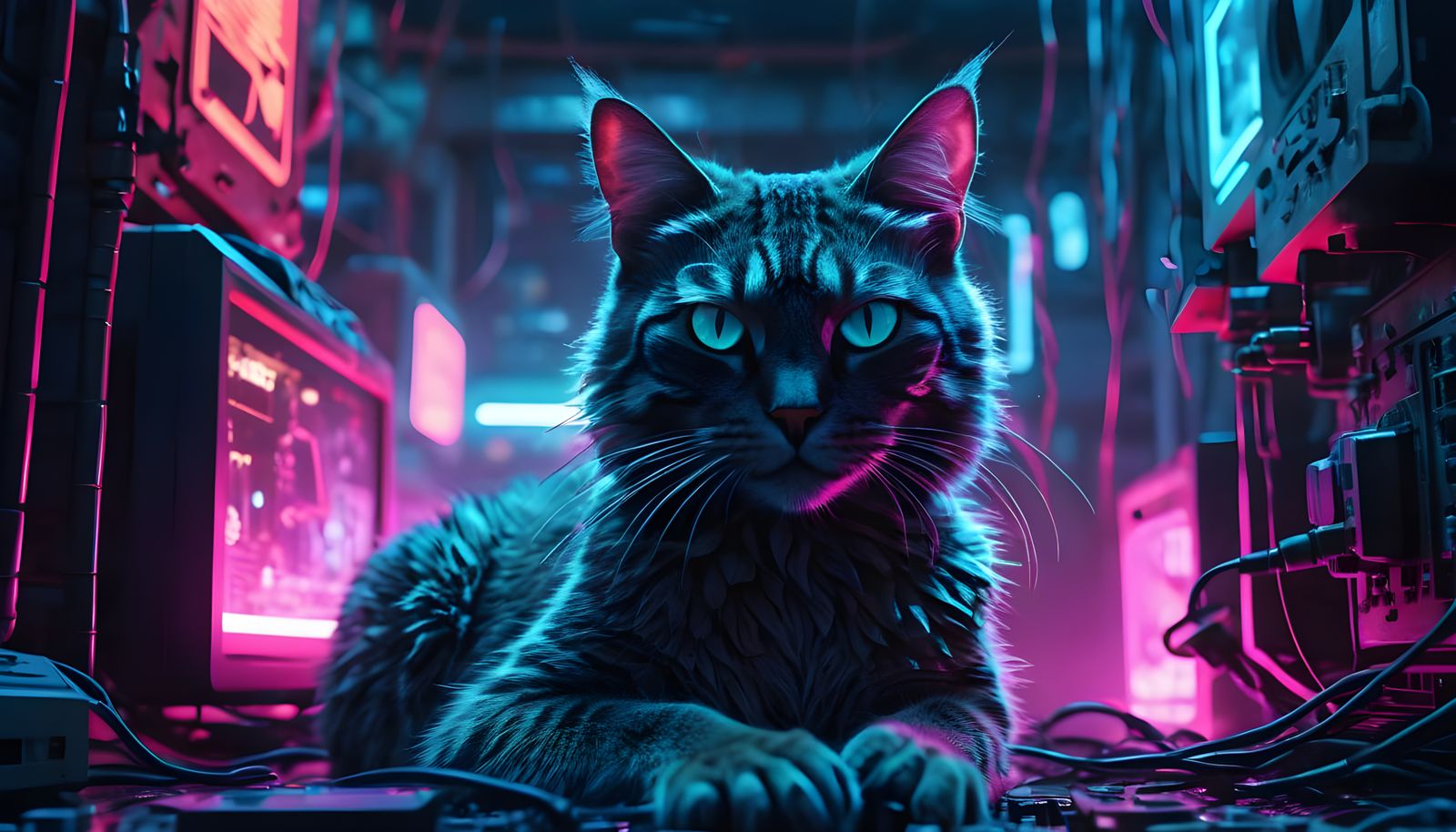 Cybernetic Feline Sleuth