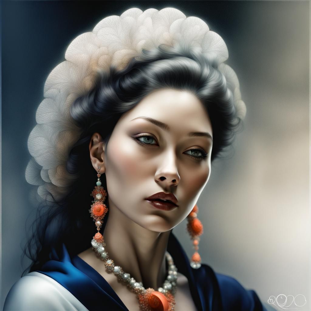 Intricate Fractal Pattern in Abstract Design