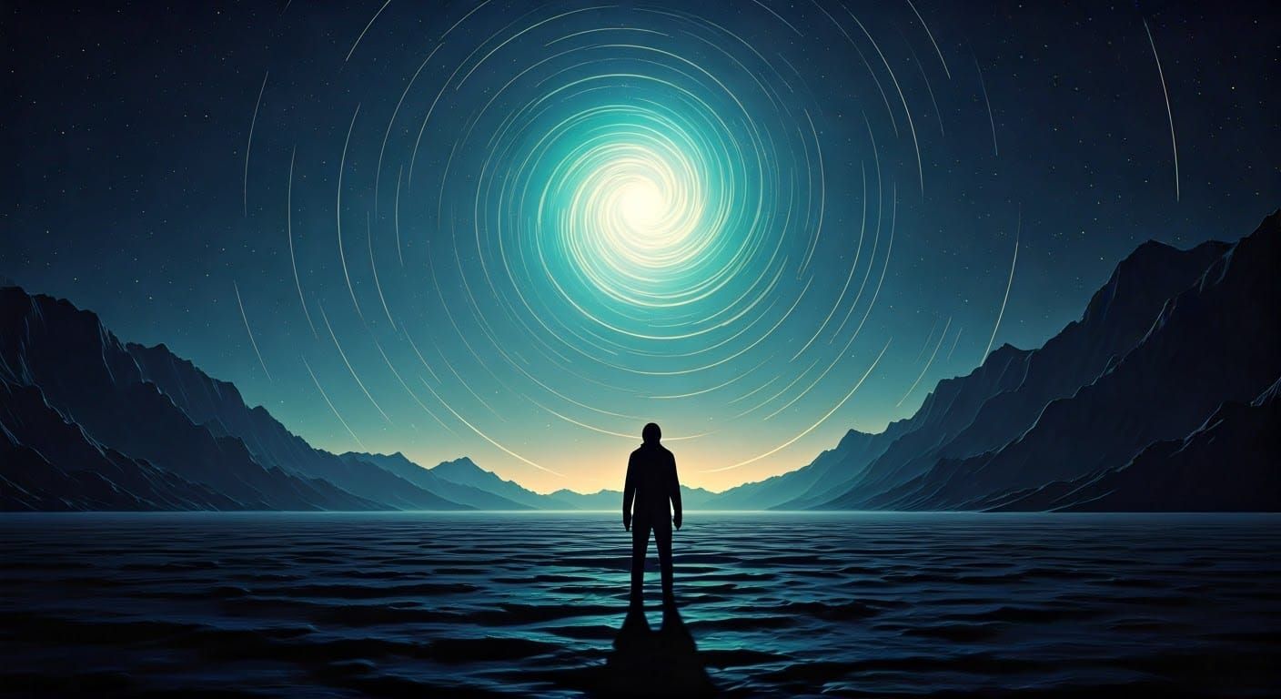 Cosmic Existentialism in Muted, Starry Vortex