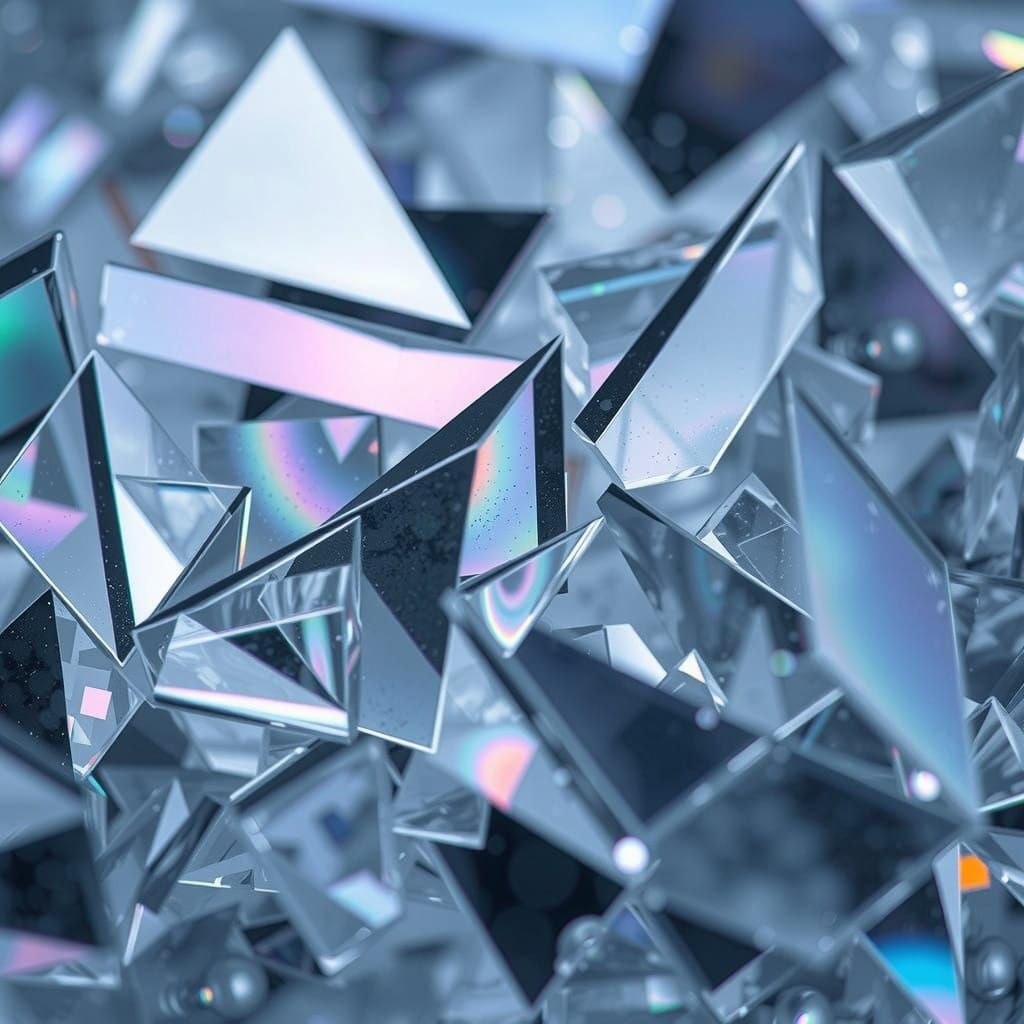 Prismatic Refractions Through Shattered Glass