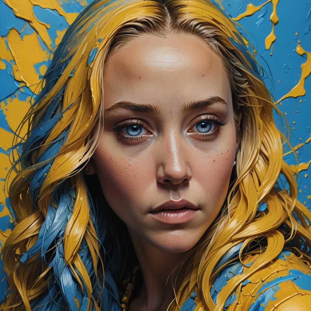 Amanda Bynes Portrait in Hyperrealistic Digital Art Style