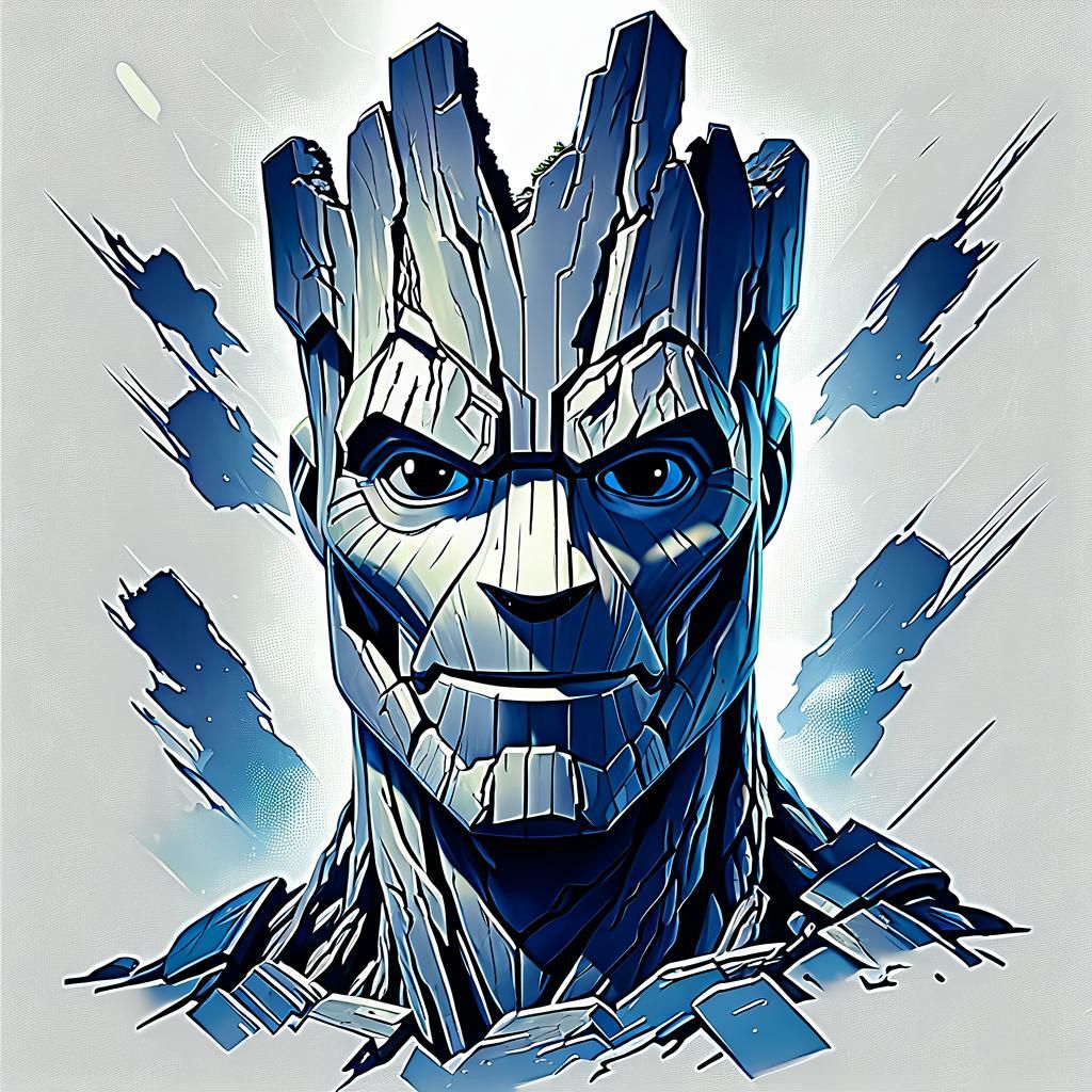 I AM GROOT Image Generated by AI