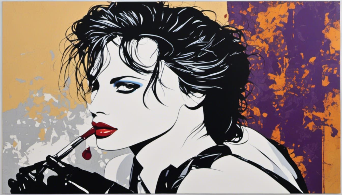 Wine Girl: Pop Art with a Twist