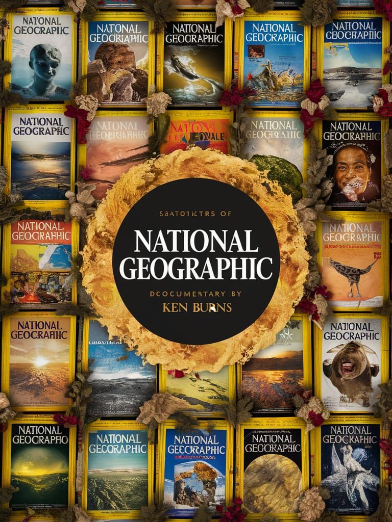 National Geographic Documentary Poster in Vintage Style