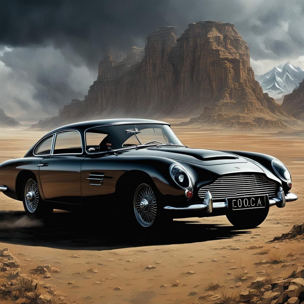 James Bond Digital Matte Painting