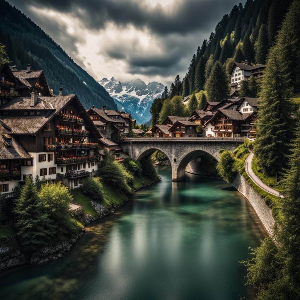 Hyperrealistic Switzerland in Stunning Detail