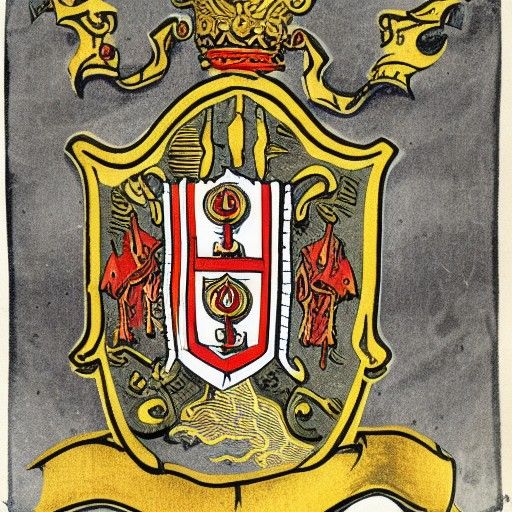 Coat of Arms for an Evil Wizard: Digital Art