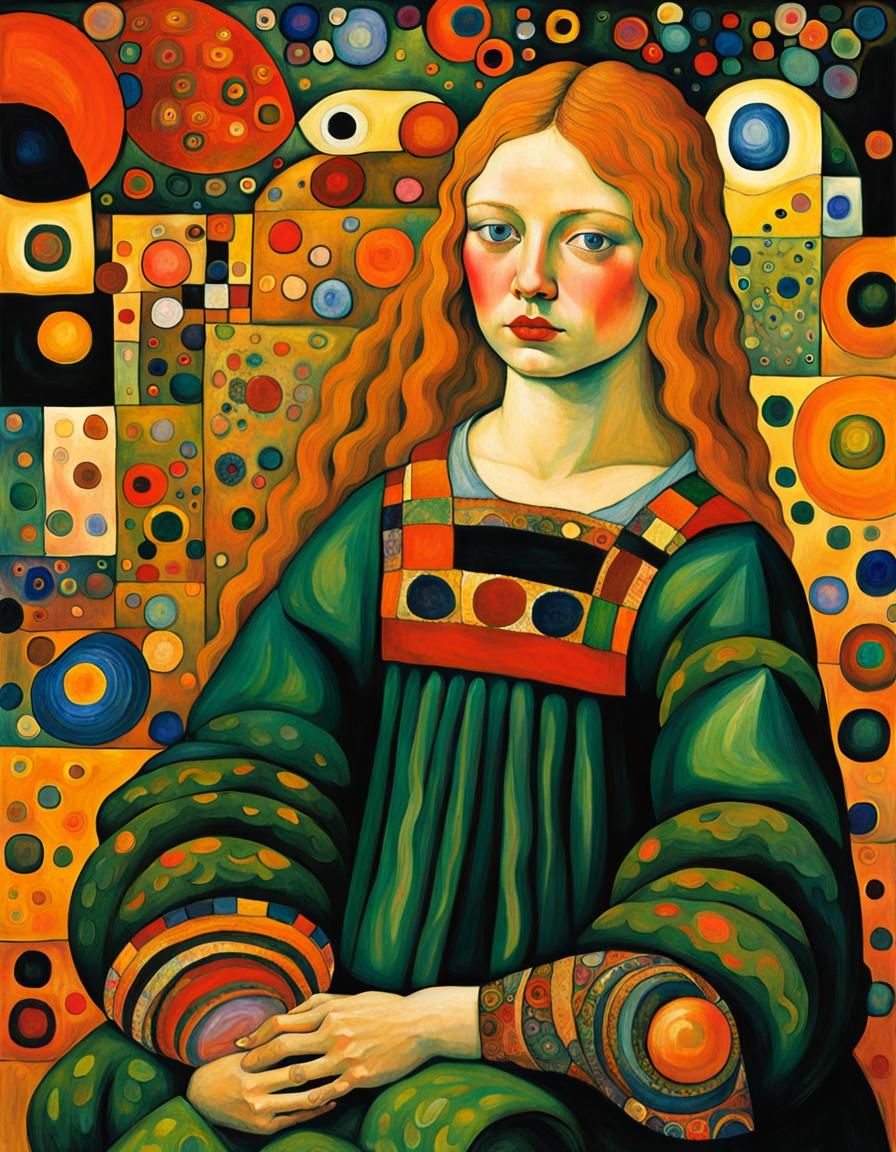 Intricate Bohemian Scene in a Maximalist Style