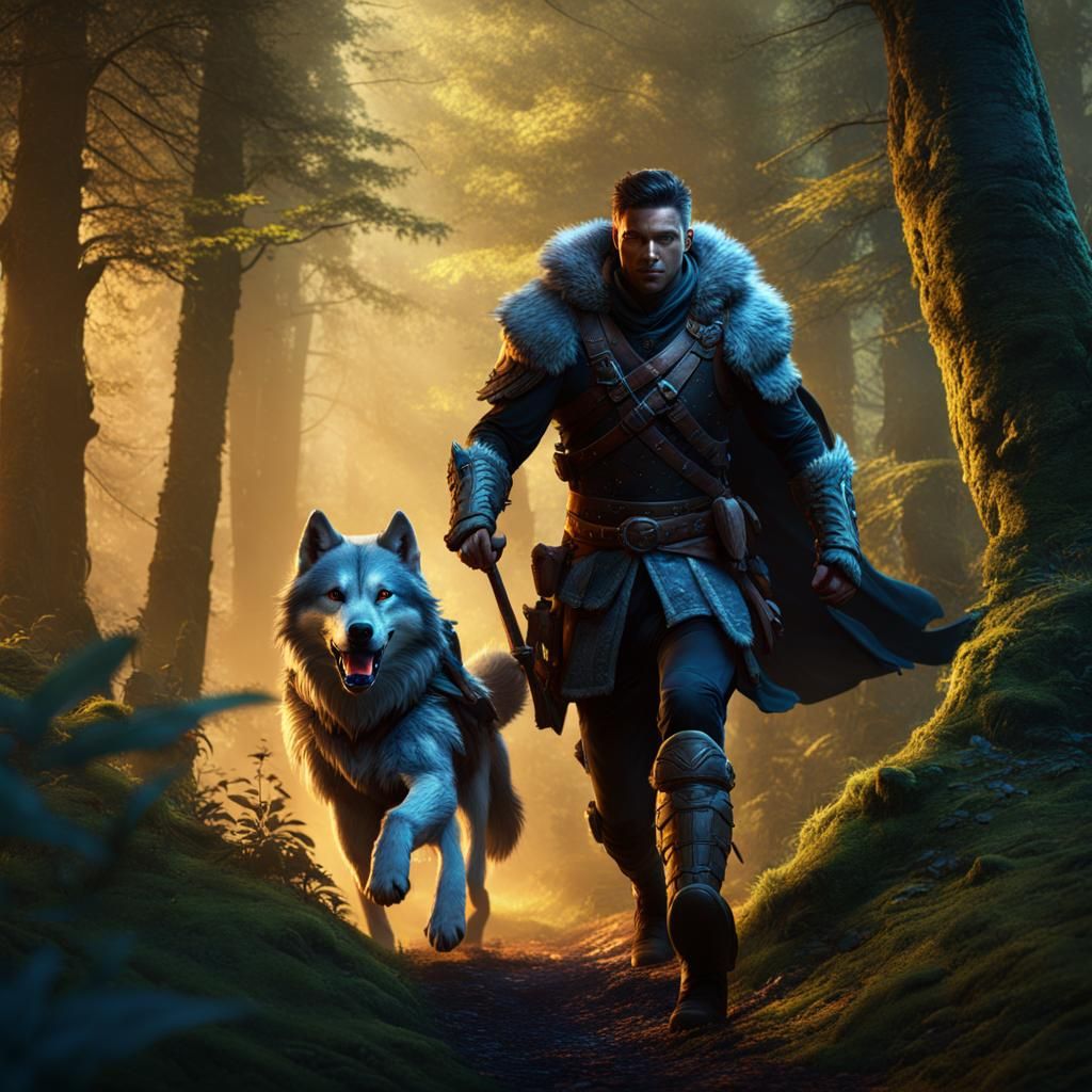 A Ranger and his Wolf