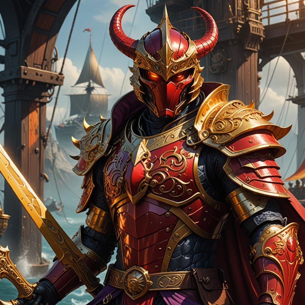 Medieval Warrior Embarks on Dark Fantasy Quest