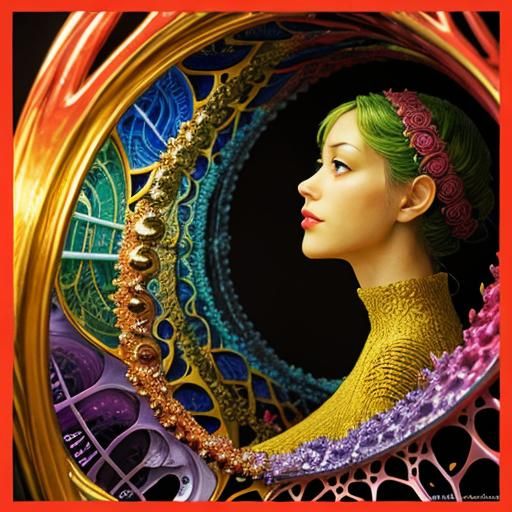 Spiral Galaxies in Murano Glass: A 3D Photorealistic Renderi...