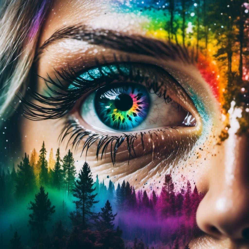 Rainbow Eyes Reveal Love Realization