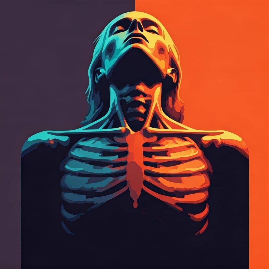 Pop Art Death in Bauhaus Style