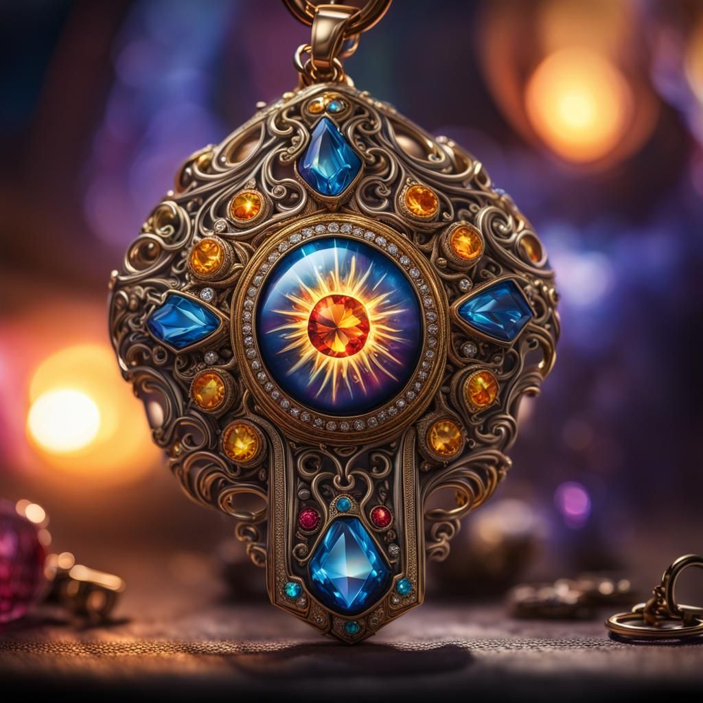 Diamond Keychain and Jewel Keys in Cosmic Fantasy