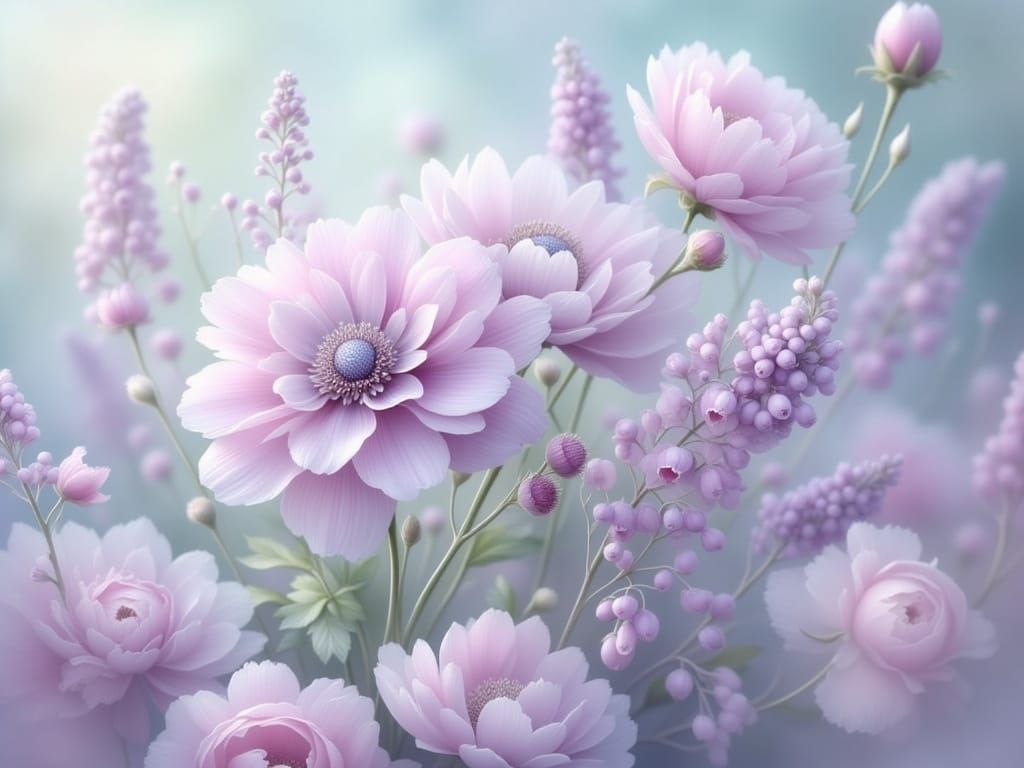 Whispers of Lavender in Ethereal Bloom