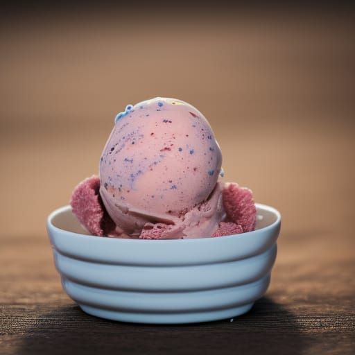 Delicious Ice Cream in Sharp Focus