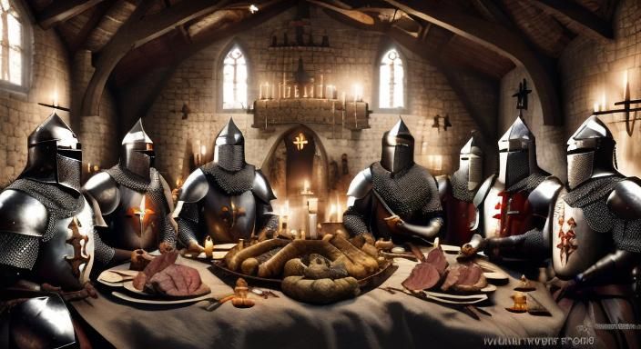 Knights Templar feast