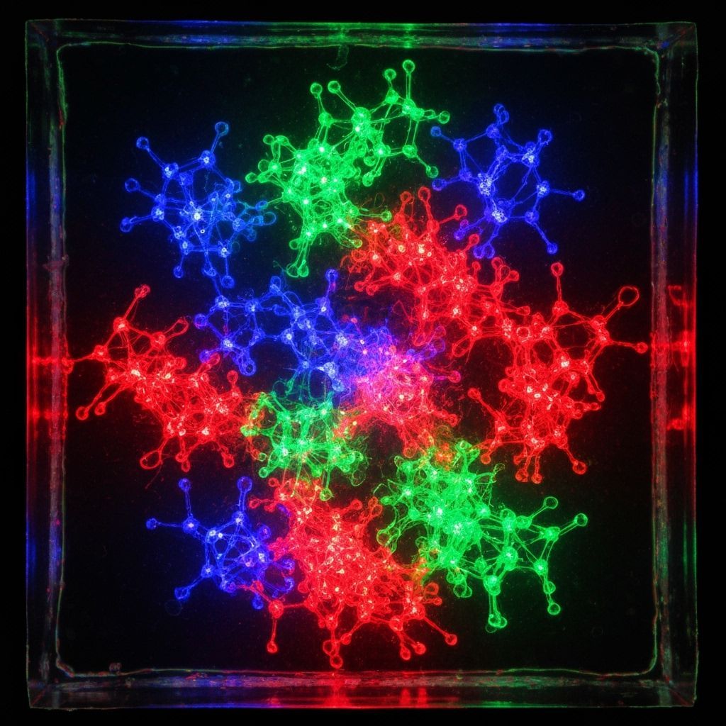 Microscopic View of Light-Emitting Organic Molecules