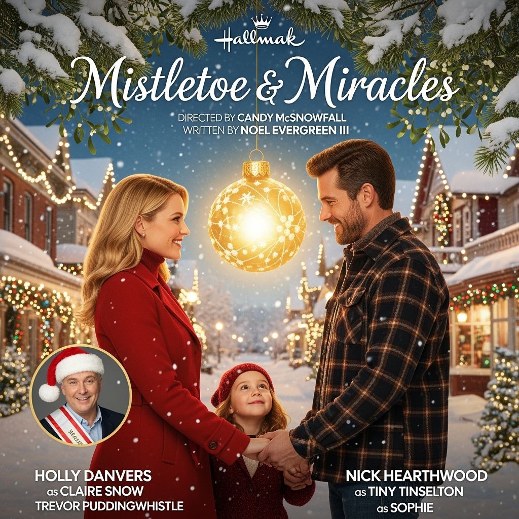 Mistletoe & Miracles: Hallmark Holiday Movie Poster