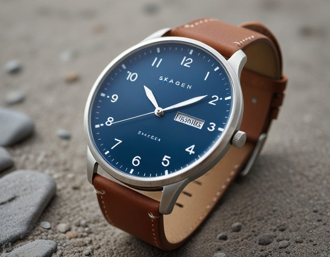 Whimsical Seaside Scene in Skagen Style