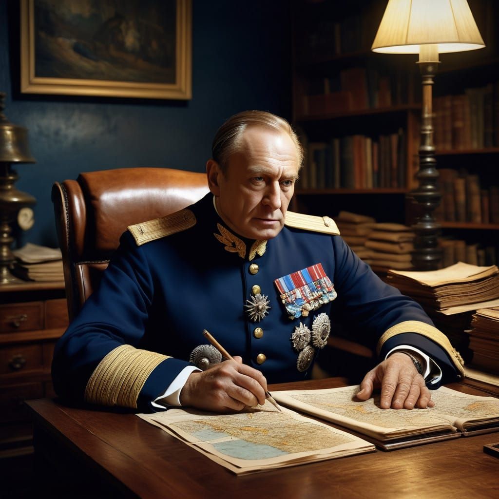 Portrait of Admiral Alexander Kolchak