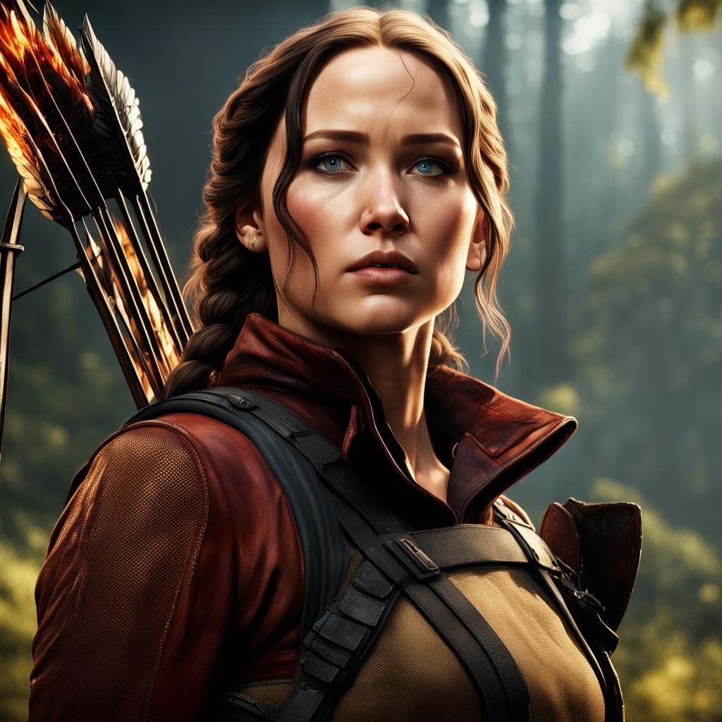 Katniss Everdeen Matte Painting