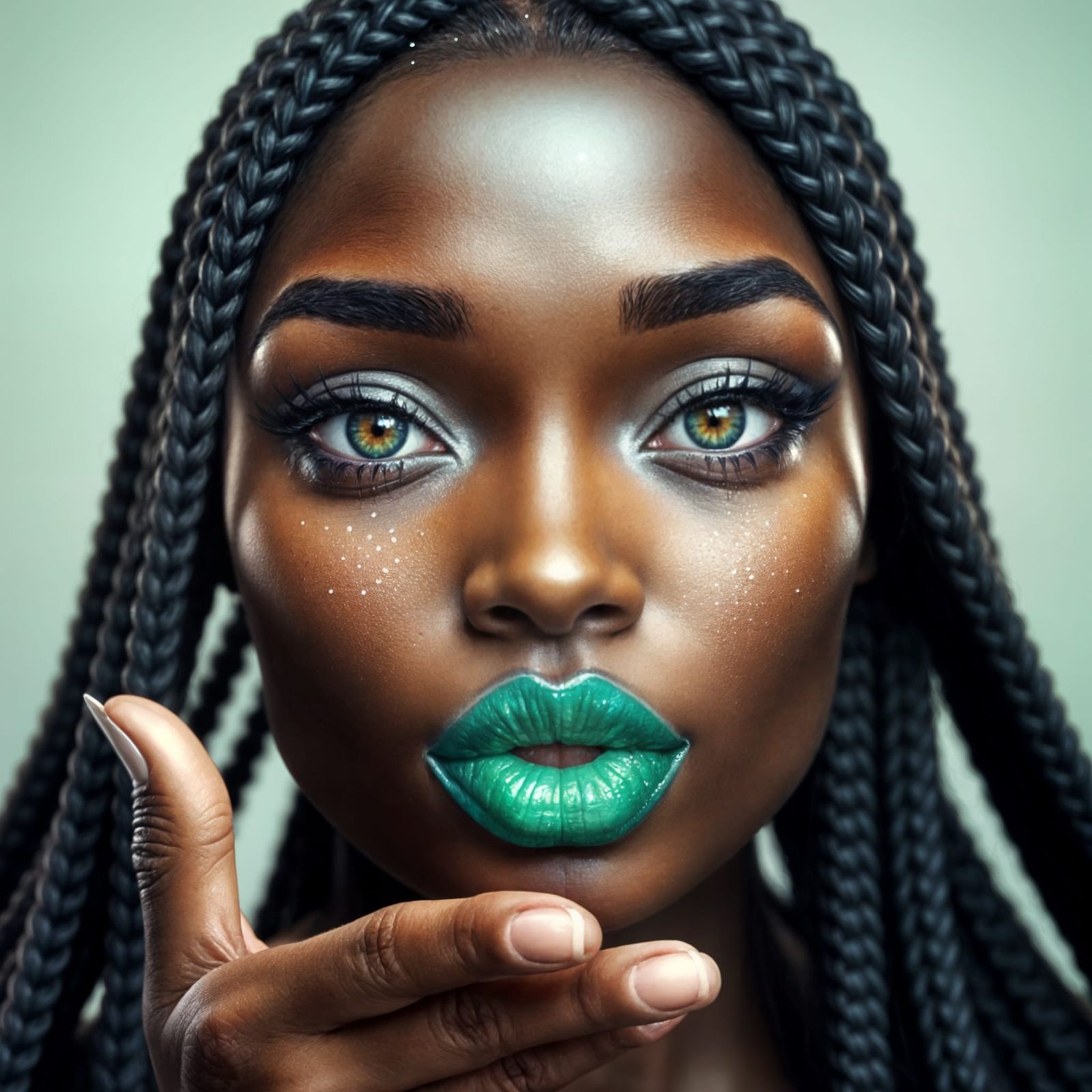 Realistic Portrait of a Beautiful Woman