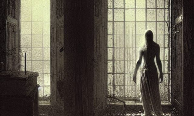 Horror Scene Inspired by Doré and Rutkowski