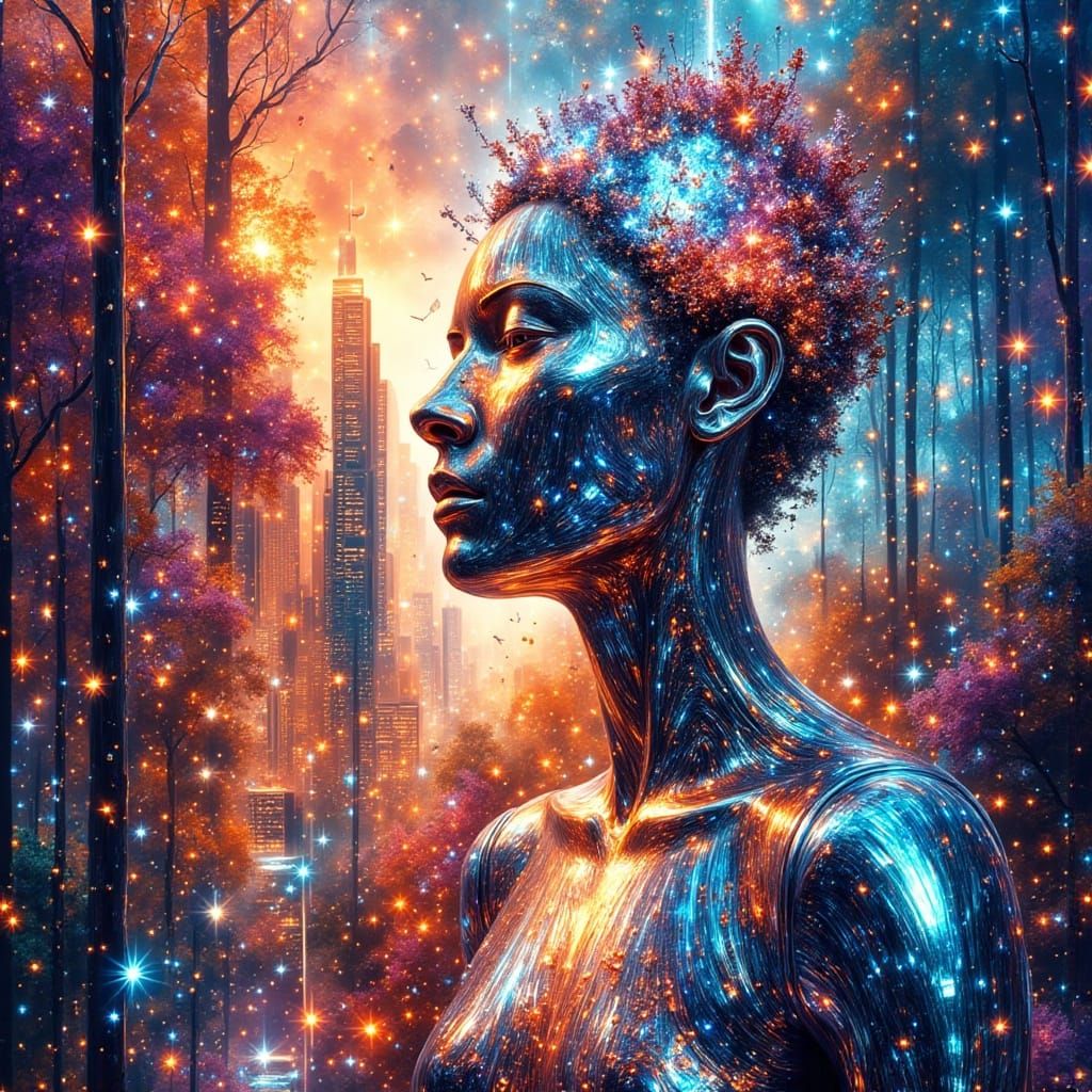 Dreamlike Scene in Digital Impressionist Style