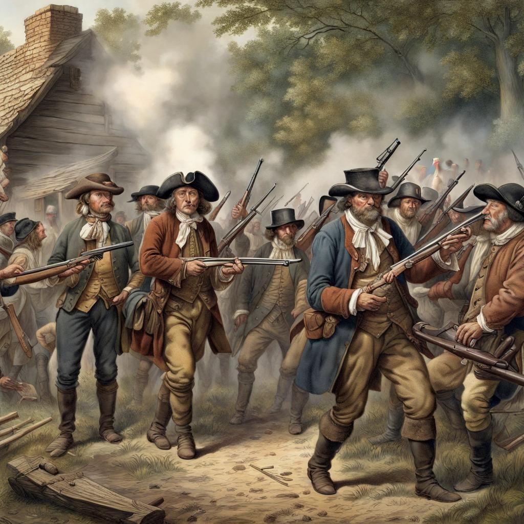 Americans in the Gunpowder Age: A Detailed Image